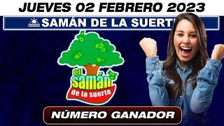 SAMÁN DE LA SUERTE RESULTADO DEL 02 de FEBRERO 2023 NÚMERO GANADOR