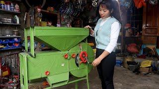 Manufacturing, Repair, Replace, Restoring the rice fan engine | Girl mechanic.