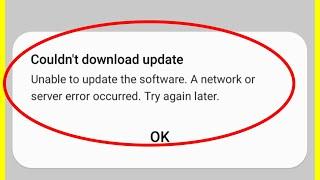 Fix Couldn't download update Problem In Samsung