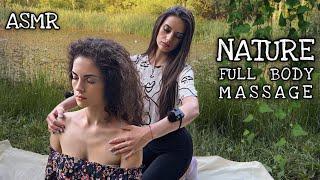 Sleep ASMR Massage in Nature | Bird Sounds, No Talking, Deep Calm