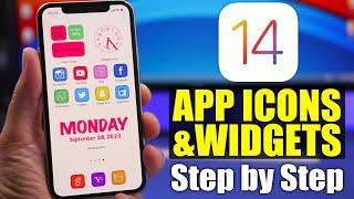 iOS 14 Home Screen Setup - Custom App ICONS & Widgets (Step by Step)