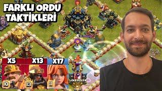 KÖY BİNASI 17 EN FARKLI ORDU STRATEJİLERİ ! CLASH OF CLANS