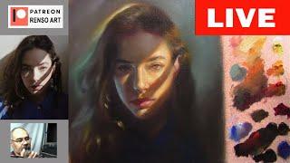 Easy Portrait Painting for Beginners: Step-by-Step Guide with Renso Art