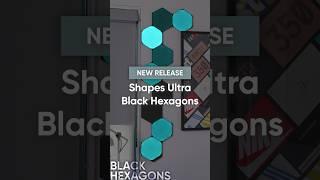 NEW PRODUCT Shapes Ultra Black Hexagons #nanoleaf #smartlights #rgblights #ledlights