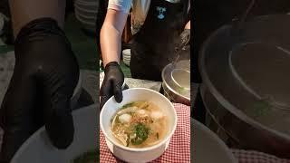 Sooo tasty! Thai noodle soup is the best #thailand #thaistreetfood #makiboytv #travel #noodles