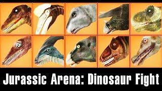 Jurassic Arena: Dinosaur Fight #2 - Triceratops, Parasaurolophus | Eftsei Gaming