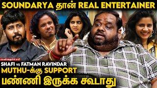 PR Content-அ Soundarya மேல திணிக்காதீங்க: Fatman Ravindar Reveals 1st Time | Shafi, Soundarya, Muthu