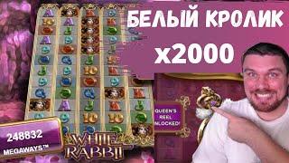 МАЗИК МЕГА ЗАНОС В КАЗИНО! БЕЛЫЙ КРОЛИК Х 2000! ПОКУПКА БОНУСА В WHITE RABBIT!