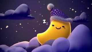 Lullaby for Babies To Go To Sleep #097  Most Soothing Bedtime Lullaby   Cute Smiling Moon Asleep