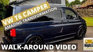 VW T6 Camper Conversion Walk-Around (HUGE Transformation!)