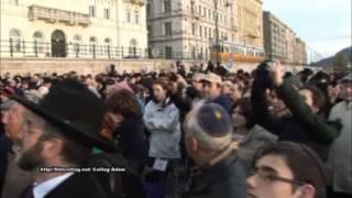 The Kaliver Rebbe Sings 'Sol O Kokosh Mar' On The Banks Of The Danube River In Hungary