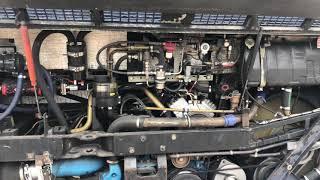 Mercedes Benz 0405NH CNG Motor Running