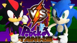 Shadow vs Sonic !! Pocket Tanks !! Battle Match !!