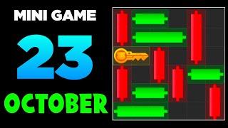 23th October Hamster kombat Daily Mini-Game Puzzle Solved #hamsterkombat #minigame