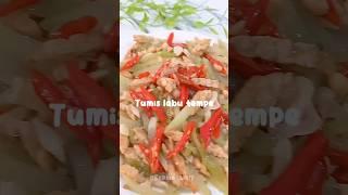Tumis labu tempe