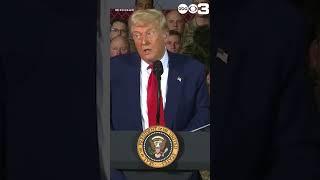President Trump talks support for a $1 trillion defense spending budget