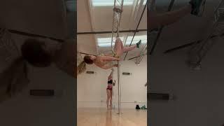 Bow and Arrow on Pole #poledance #poledancing