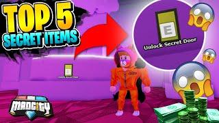 5 NEW *SECRET* ROBLOX MAD CITY ITEMS AND LOCATIONS! (Codes)