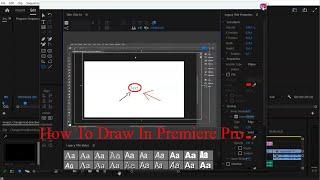 How to draw in Premiere Pro Draw Line in Adobe Premiere Pro