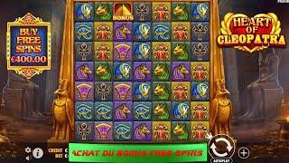 Jouer l'option du "BUY BONUS" sur la slot machine "Heart of Cleopatra" ///2nd Jeu///