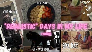 REALISTIC WEEK IN MY LIFE | Spa/girls day | workout splits | new hair | + more!