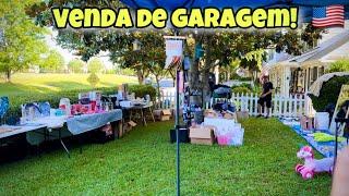 Venda de garagem! Tudo que arrecadamos vai para a doação! 