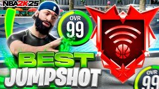 VETERAN 1 GRIND DOUBLE I NBA 2K25 BEST PF STRETCH DEMIGOD BUILD BEST JUMPSHOT