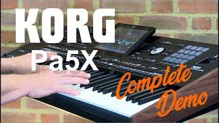 Korg PA5x Complete Demo - Everything You Need To Know | Bonners Music