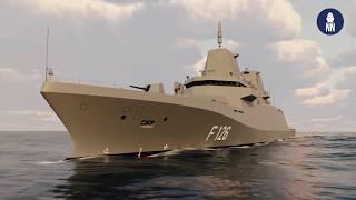 German F126 Frigate with Damen at NEDS 2024