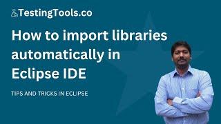 How to import Libraries automatically in Eclipse for Java