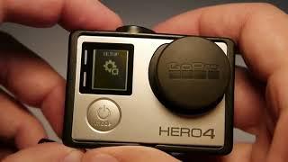 Два способа сброса WI FI настроек на GoPro 4 ⁄ Two ways to reset the WI FI settings on GoPro 4