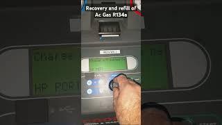 how to recover and refill#ac gas# by machine