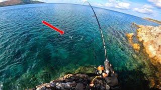 EP.124 Monster fish ! | Shore Casting | Palawan fishing