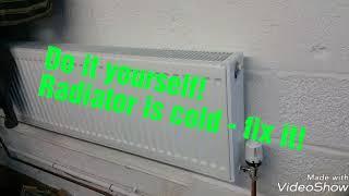 How to fix cold radiator.