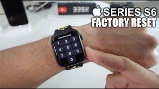 How To Hard Reset your Apple Watch Series 6 - Factory Reset