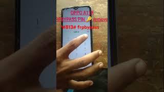 OPPO A11k PIN password pattern remove frp bypass 2024 1click #frp ##oppo #frpbypass #smartphone