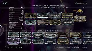 Warframe Tigris Prime build