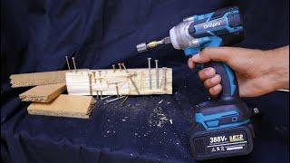 Drillpro 520N.m Cordless Electric Impact Wrench Brushless Rivet Drill Kit Makita