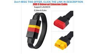 Review Launch OBD Extension Cable for X431 V/V+/PRO/PRO 3/Easydiag 3.0/Mdiag/Golo Main OBD2 Extende