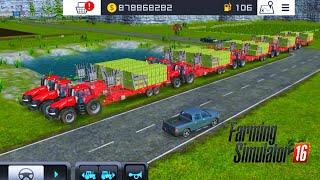 Fs 16 ||  How to Crazy Bales Loading In Fs 16 || Farming Simulator 16 || Gameplay @GAMERYT2525