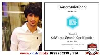 Google Certified Students - 100% Google Certification at DMTI Softpro