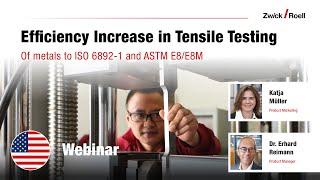 Effizienzsteigerung bei der Zugprüfung von Metallen nach ISO 6892-1 und ASTM E8 / E8M