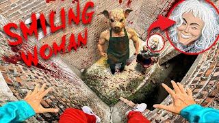 ESCAPING SMILING WOMAN 0.9 | Parkour Pov Horror Film | By B2F Viet Nam
