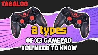 2 TYPES OF X3 GAMEPAD | WIRELESS CONTROLLER YOU NEED TO KNOW | BUTTON COMBINATION | MAPPING