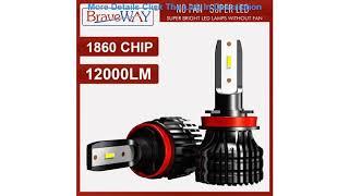 Top BraveWay H4 Led Bulbs H1 H3 H11 H7 LED H8 Ice Lamp for Atuo Diode Lamps for Cars HB4 9006 HB3 9