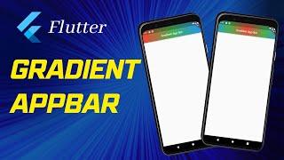 Flutter Gradient AppBar | Gradient Background on Flutter AppBar