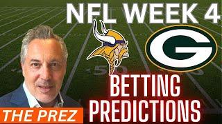 Minnesota Vikings vs Green Bay Packers Predictions and Picks | 2024 NFL Week 4 Bets