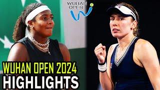 Hailey Baptiste vs Ekaterina Alexandrova Round 3 Highlights | Wuhan 2024