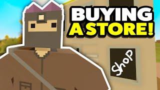 BUYING A STORE! - Unturned Rags To Riches Roleplay #13 (Start Building A Shop!)