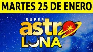 Resultado de ASTRO LUNA del Martes 25 de Enero de 2022 | SUPER ASTRO 